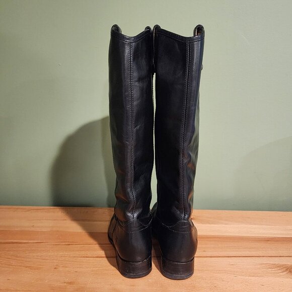 Frye Women's Melissa Button Riding Boots Equestrian Leather Boots Black sz 6 - Picture 10 of 14